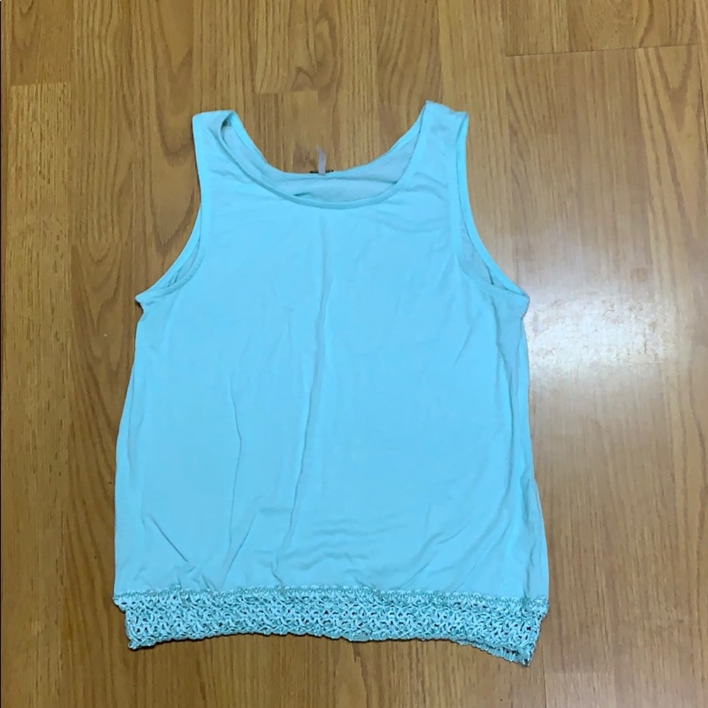 Blue tank